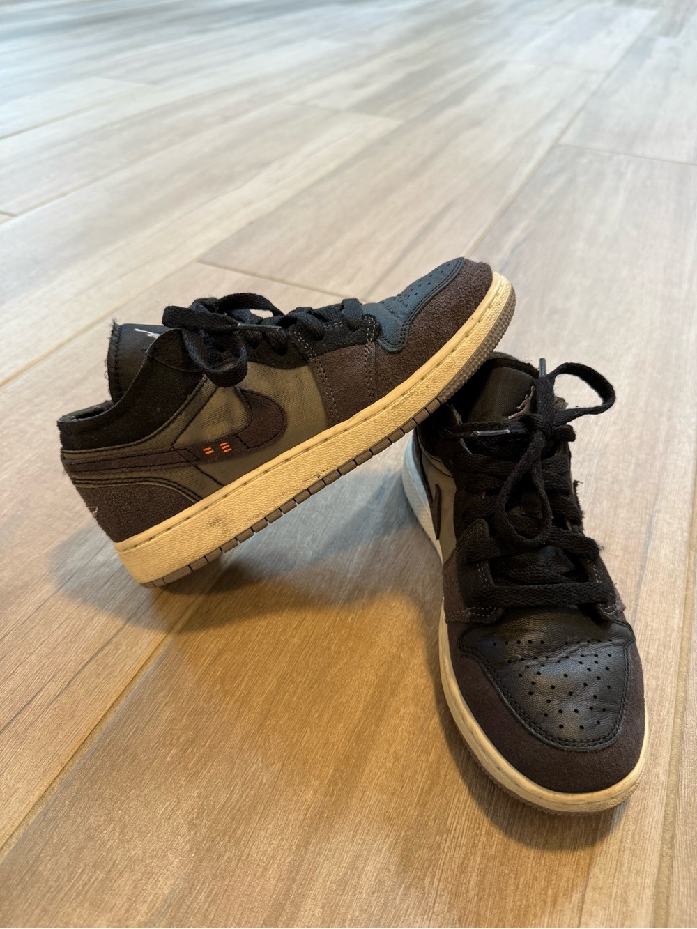 Jordan Nike Kids Black Sneakers